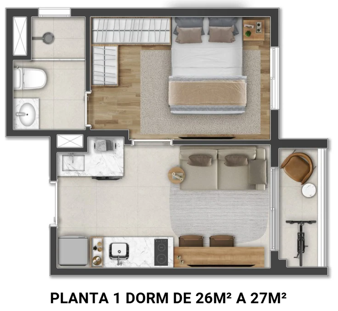 Planta - 1 dorm fechado de 26m.png